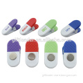 Plasic Smart Pill Shape Magnetic Memo Clip Clip